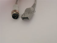 4 Pin stockert Utah IBP Blood Pressure Cable TPU Material With 4.0mm Diameter