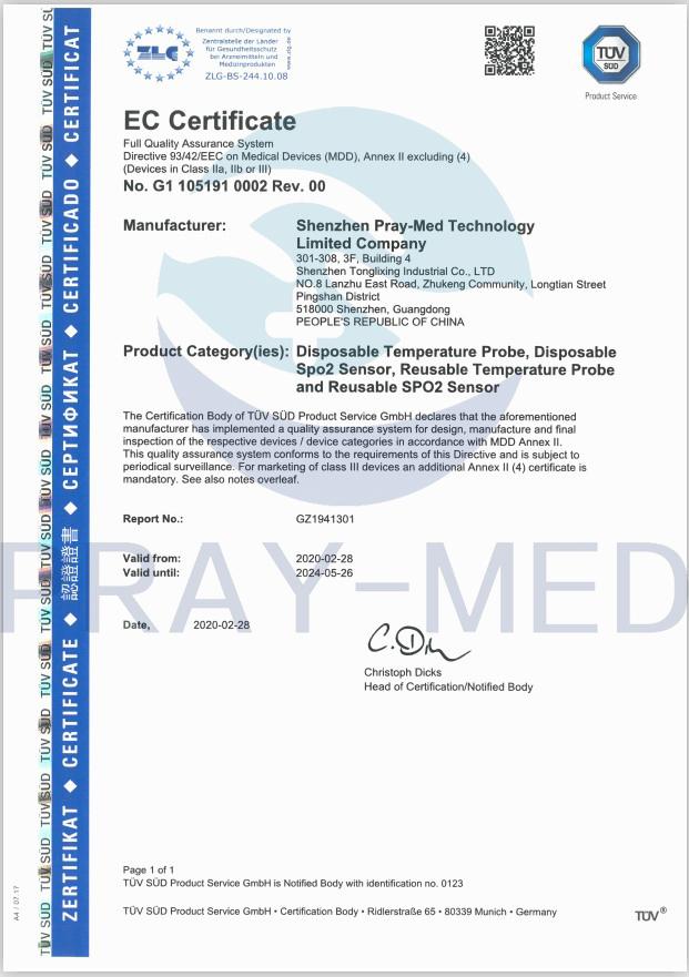 Cáp kết nối kết nối gốc GE Datex-Ohmeda TruSignal Spo2 26720 TS-G3 10