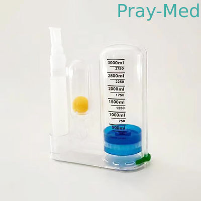 Mua Huấn luyện viên thở bằng phổi 3000cc Bóng đơn có thể điều chỉnh Spirometer cho người tập thở sản xuất trực tuyến