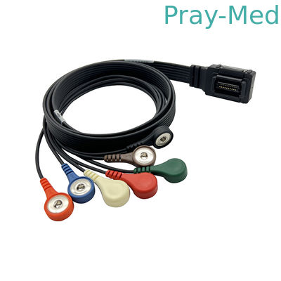 Mua 7 cáp Holter bệnh nhân chì CBL 153 + 7 cho máy ghi âm kỹ thuật số Rozinn Holter 153+ sản xuất trực tuyến