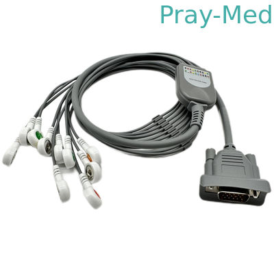 Mua 10 Đầu nối chụp cáp Holter ECG chì Tương thích Bắc Kinh Meigaoyi MGY-02 sản xuất trực tuyến