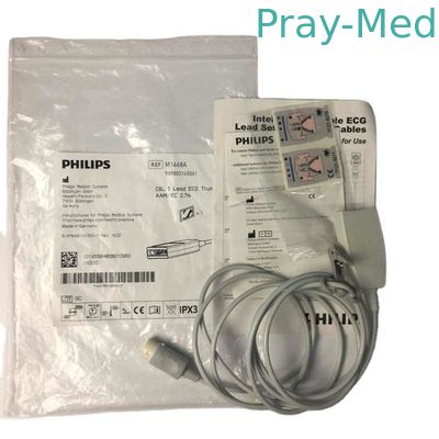 Mua Original 12pin ECG Trunk Cable 5 Lead 989803145061 M1668A 2.4m sản xuất trực tuyến