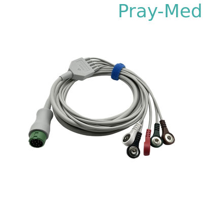 Mua Mindray 12pin Connector 5 Lead ECG Cable TPU Jacket EA6251B 040-000961-00 sản xuất trực tuyến