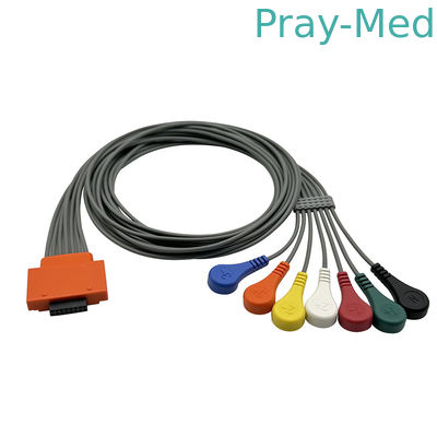 Mua ECG Holter Cable For Cardioline Walk400h 5 7or10 Lead Snap Connector 16pin sản xuất trực tuyến