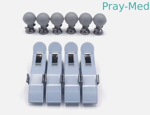 Mua Điện cực hút EKG tái sử dụng cho người lớn và kẹp chân tay, Ag/AgCI, hai chức năng sản xuất trực tuyến