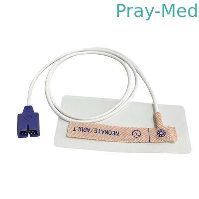 Mua Cảm biến Spo2 dùng một lần OXI Đầu nối 9 chân Chiều dài cáp 0,9m sản xuất trực tuyến
