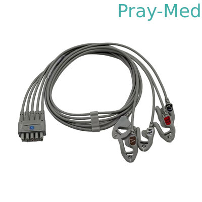 Mua Bộ dây điện cực ECG GE gốc 5 điện cực kiểu kẹp AHA 2106389-001 sản xuất trực tuyến