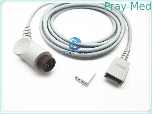 Mua 12 Pin Thấu kính Áp huyết áp cáp TPU Vật liệu cáp 4.0mm Đường kính sản xuất trực tuyến