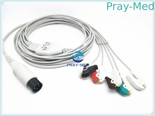 Mua AAMI 6 Pin 5 Chì ECG Bệnh nhân Cáp Đối với Spacelabs / Mindray 3,6m Chiều dài sản xuất trực tuyến
