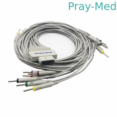 Mua Medex 26 Pin 3.0 Din Cáp bệnh nhân ECG 16 Dây dẫn Áo khoác TPU sản xuất trực tuyến