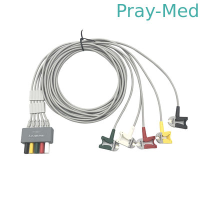 Mua Original Mindray EL6501B 5 Chì ECG Áo khoác Leadwires TPU AHA / IEC sản xuất trực tuyến