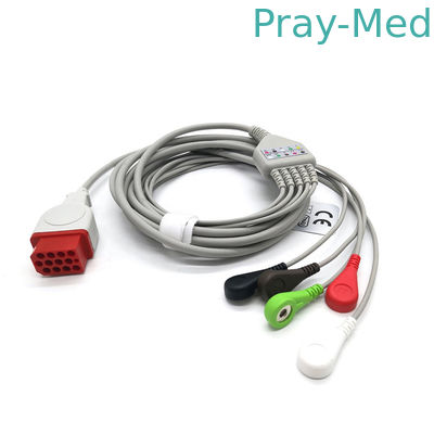 Mua Cáp bệnh nhân 12 chân 5leads có thể tương thích với Bionet BM5 BM7 sản xuất trực tuyến