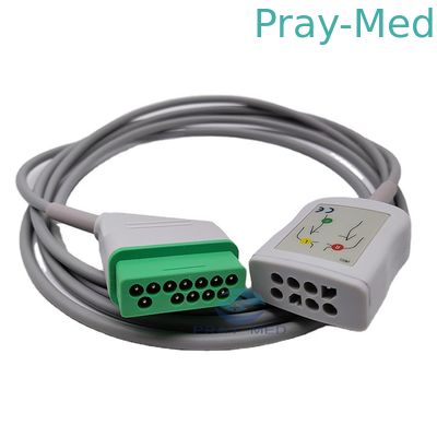 Mua Cáp điện tâm đồ Nihon Kohden 12 chân 2,4m JC 906P cho trẻ em người lớn sản xuất trực tuyến