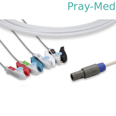 Mua Cáp bệnh nhân ECA Chì 4 cho ECAS với 6 Pin Grabber / Pinch 0.7lb Trọng lượng sản xuất trực tuyến