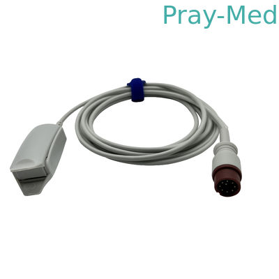 Bộ cảm biến Spo2 Biolight 3m 10ft tương thích cho Biolight S10 / S12 Mẹo clip dành cho người lớn OXI Tech