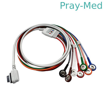 GE Seer 7 Leads Holter Recorder Cáp điện tâm đồ Cáp bệnh nhân chụp điện tâm đồ AHA