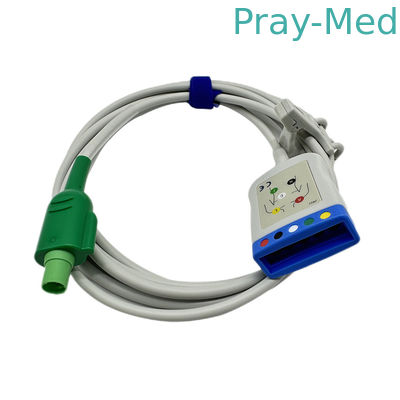 2,4m 12PIN GE ECG Trunk Cable 3 hoặc 5 Chất liệu áo khoác TPU chì