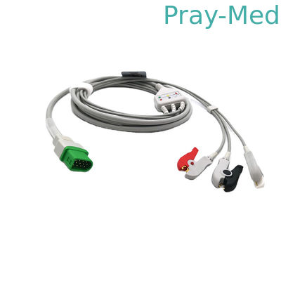 Đầu nối 12 chân Cáp ECG AHA Tương thích với Mindray Datascope Passport V V12 V21