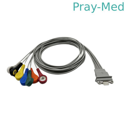 Schiller Medilog AR12 Plus 7 Dây dẫn ECG Holter Bệnh nhân Đầu nối 1m