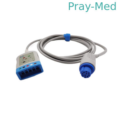 Datex Ohmeda Cardiocap ECG Cable bệnh nhân với Grabber Snap End Cb-72395r
