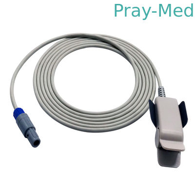 6 Pin Mindray Spo2 Sensor, Spo2 Probe Sensor Suit cho PM9000 / 8000 Cáp 3m/10ft TPU