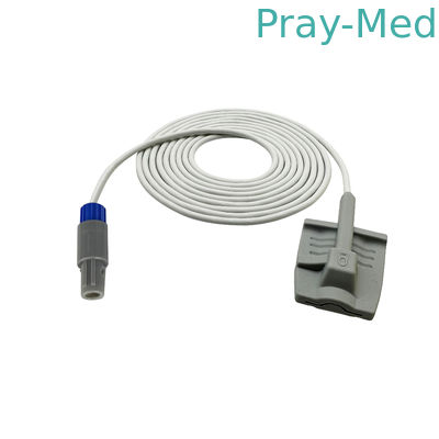 Bộ cảm biến Spo2 dành cho người lớn có thể tái sử dụng tương thích 6 đầu nối Pin 40 Độ mềm Mẹo