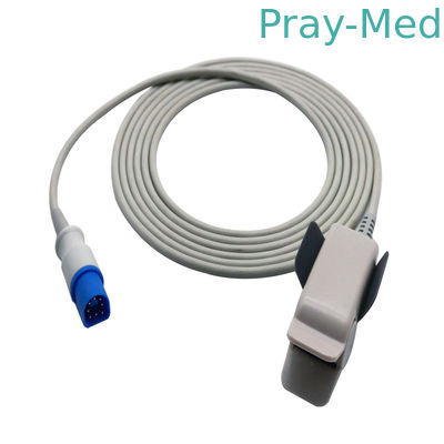 Bộ cảm biến Spo2 tái sử dụng tương thích với PH 8 pin M1196A USA TE Chip