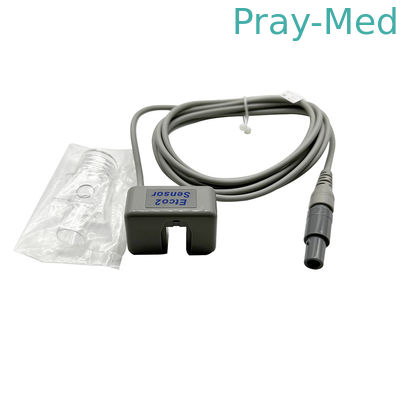 Mainstream Capnography EtCO2 Sensor Module LEMO 8pin 60 độ BA210 Xám áo khoác TPU