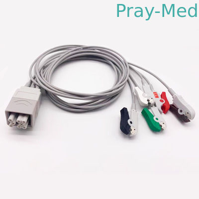 Multi-link ECG Holter Cable 5 Lead Clip 1.1m cho GE SEER 1 năm bảo hành