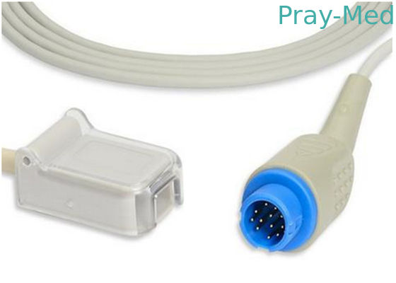 12 Pin Mindray Spo2 Cáp mở rộng, Cáp bệnh nhân đáng tin cậy  Lncs