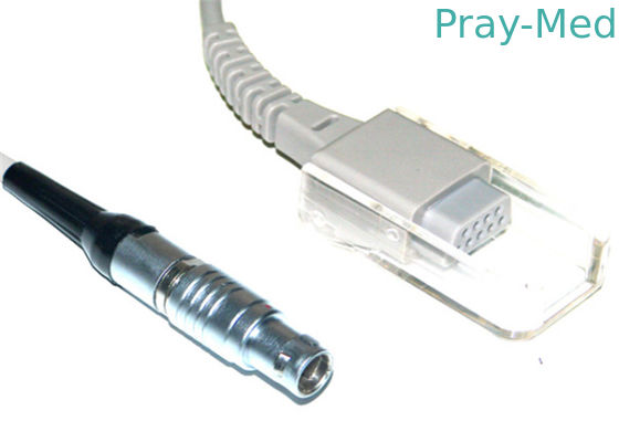 Nonin 8604 Tương thích Spo2 Adapter Cable Kim loại 6 Pin 4.0mm Đường kính dây cáp