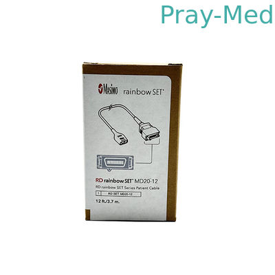 TPU Rainbow 20Pin SpO2 Extension Cable MD20-12 cho bản gốc M-asimo 4073 RD SET
