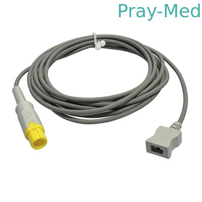 Cáp mở rộng cảm biến nhiệt độ y tế cho Comen vòng 2pin màu vàng