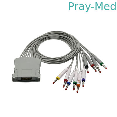 Midmark tương thích ECG Cable 10-Lead Banana leadwires 3-100-0203