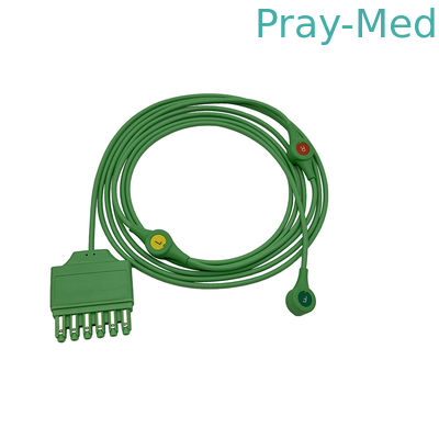 Thường sử dụng Drager 3 Leadwire ECG MonoLead Cable ECG Leadwire Snap MS14555