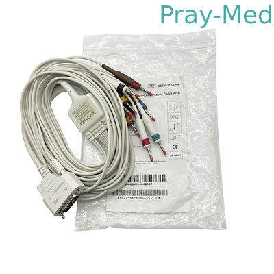 PAGEWRITER TC10 ECG EKG Cáp bệnh nhân dài 10 đầu dẫn AHA 989803184951