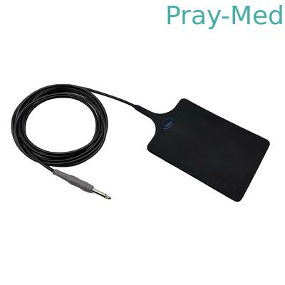 Trẻ em có thể sử dụng lại silicon bệnh nhân tấm âm trả lại 6.3mm đen