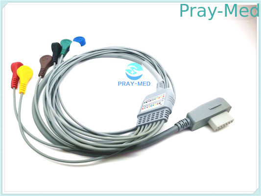 Cáp điện cực DMS dài 3 m ECG 7 dây dẫn có bảo hành một năm Đường kính 4mm