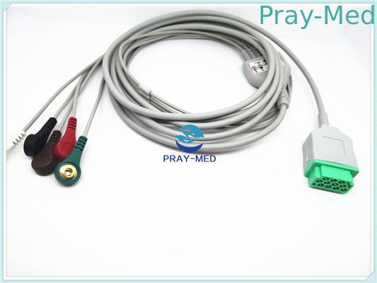Cáp bệnh nhân EC Marqutte ECG với Cip / Snap 11 chân kết nối 2,7m Trunk Cable
