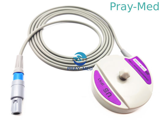 Đầu dò siêu âm màu xám Đầu dò siêu âm tuyến tính Probe Edan F3 4 Pin Two Notch