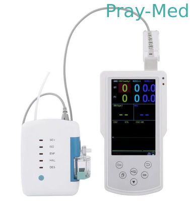 Máy đo khí gây mê cầm tay SpO2 ETCO2 Class II MG1000