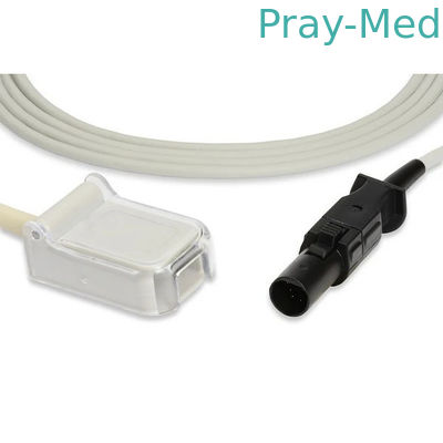 Cáp chuyển đổi Spo2 2.4M màu xám trắng 7 chân Áo khoác TPU 700-0002-00