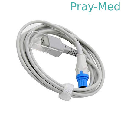 Cáp Sirecust 700 Siemens Spo2 Adapter 2,4m 8ft 10 Pin Đầu nối
