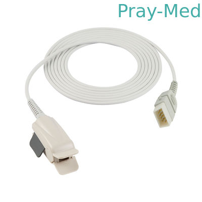 Kẹp ngón tay dành cho người lớn DB9 Smiths BCI cảm biến spo2 có thể tái sử dụng / đầu dò 9 chân kết nối