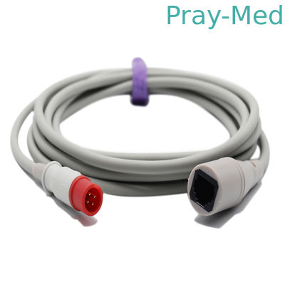 Biolight A8 4 Pin xâm lấn huyết áp cáp IBP mở rộng 2.7m chiều dài