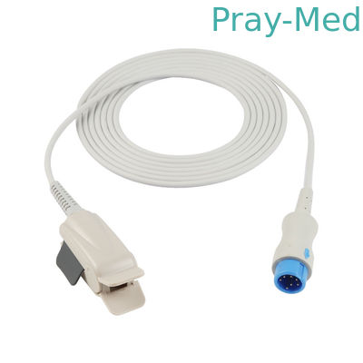 Bộ cảm biến Spo2 dành cho người lớn Mindray với đầu nối có khóa tròn 7 chân cho T5 / T8