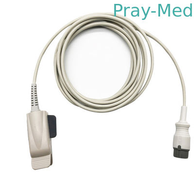 Zoncare / Hwatime Kẹp ngón tay người lớn Cảm biến Spo2 TPU 3m 6 Pin Spo2 Sensor