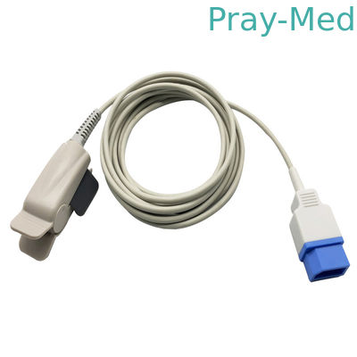 Bộ cảm biến Spo2 dành cho người lớn của Northern Meditec Chiều dài 3m Đầu nối 8 chân CE / ISO