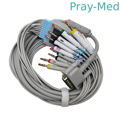 Cáp Mortara ELI 250 ELI 250C ELI 350 EKG 15 PIN 3.6m 10 Dây dẫn