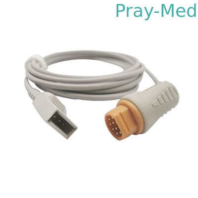Đầu nối Utah Cáp chuyển đổi IBP tương thích Fukuda Denshi 13ft